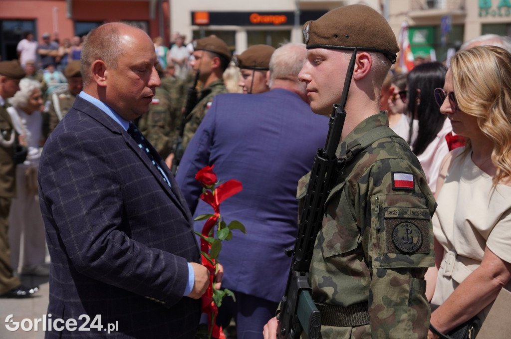 Przysięga Terytorialsów na gorlickim Rynku 06.07.