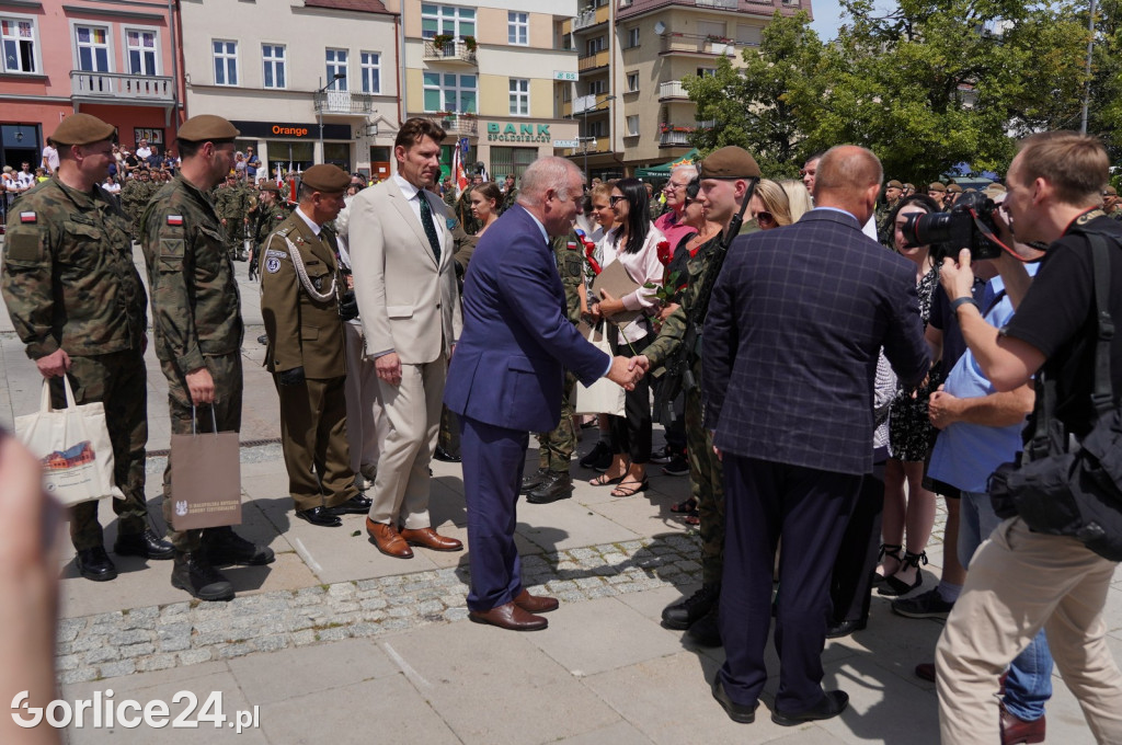 Przysięga Terytorialsów na gorlickim Rynku 06.07.