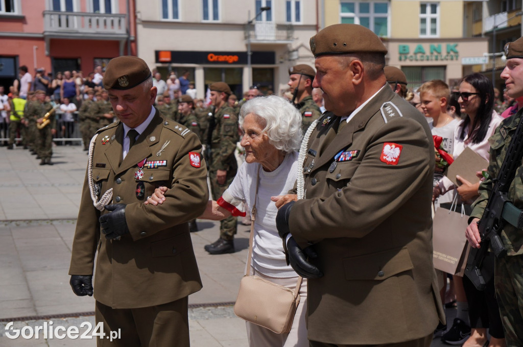 Przysięga Terytorialsów na gorlickim Rynku 06.07.