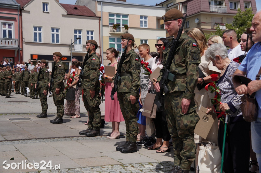 Przysięga Terytorialsów na gorlickim Rynku 06.07.