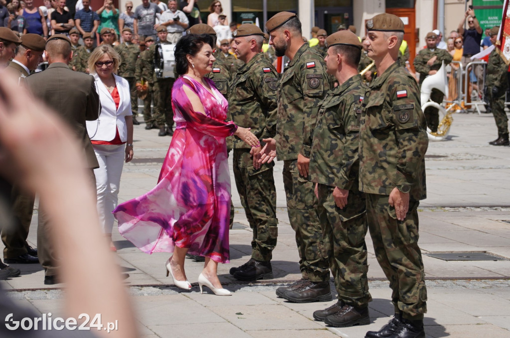 Przysięga Terytorialsów na gorlickim Rynku 06.07.