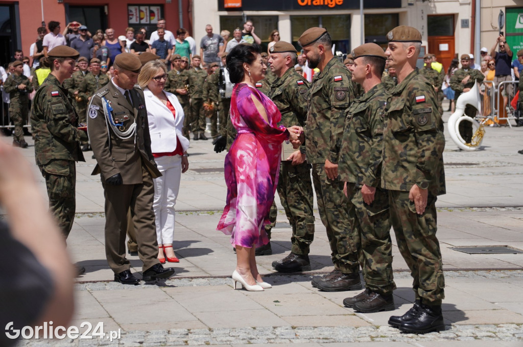 Przysięga Terytorialsów na gorlickim Rynku 06.07.