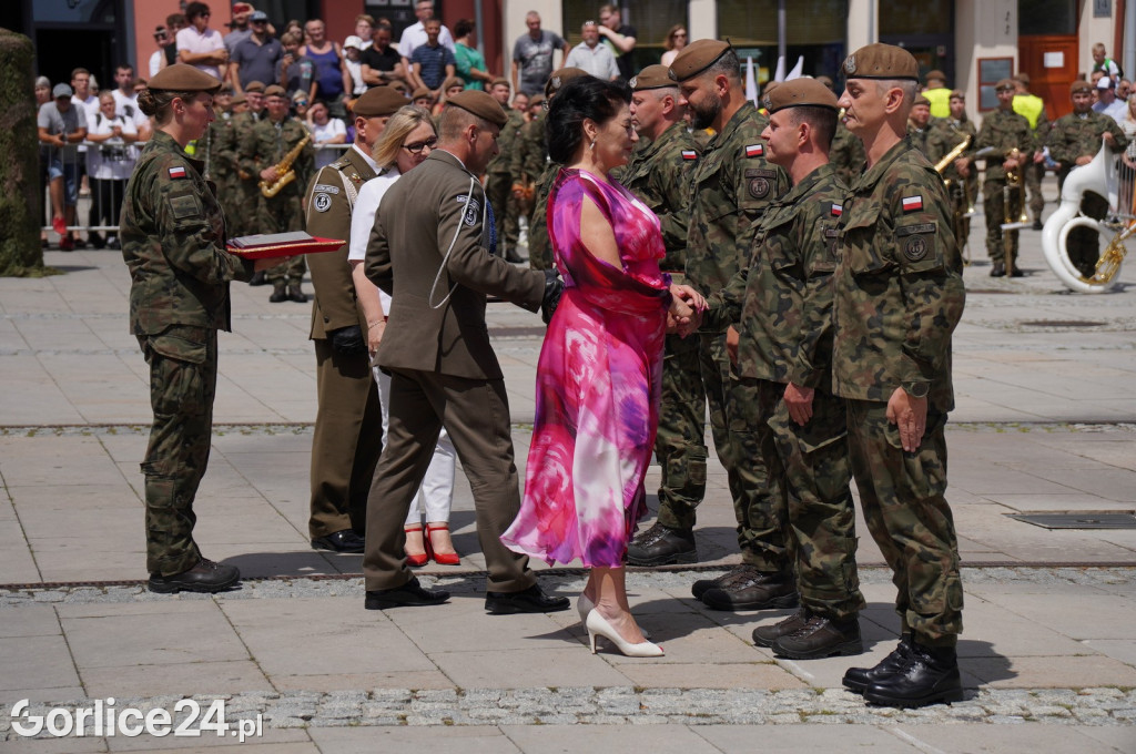 Przysięga Terytorialsów na gorlickim Rynku 06.07.