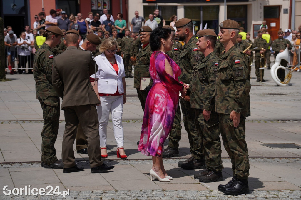 Przysięga Terytorialsów na gorlickim Rynku 06.07.