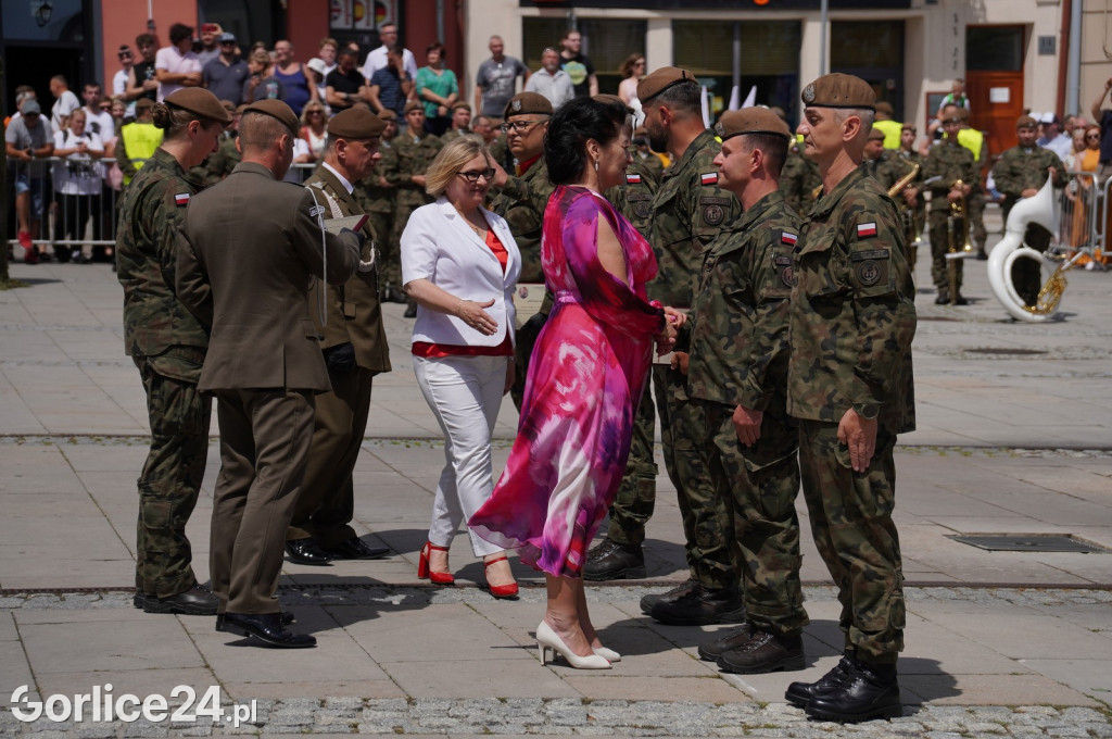 Przysięga Terytorialsów na gorlickim Rynku 06.07.