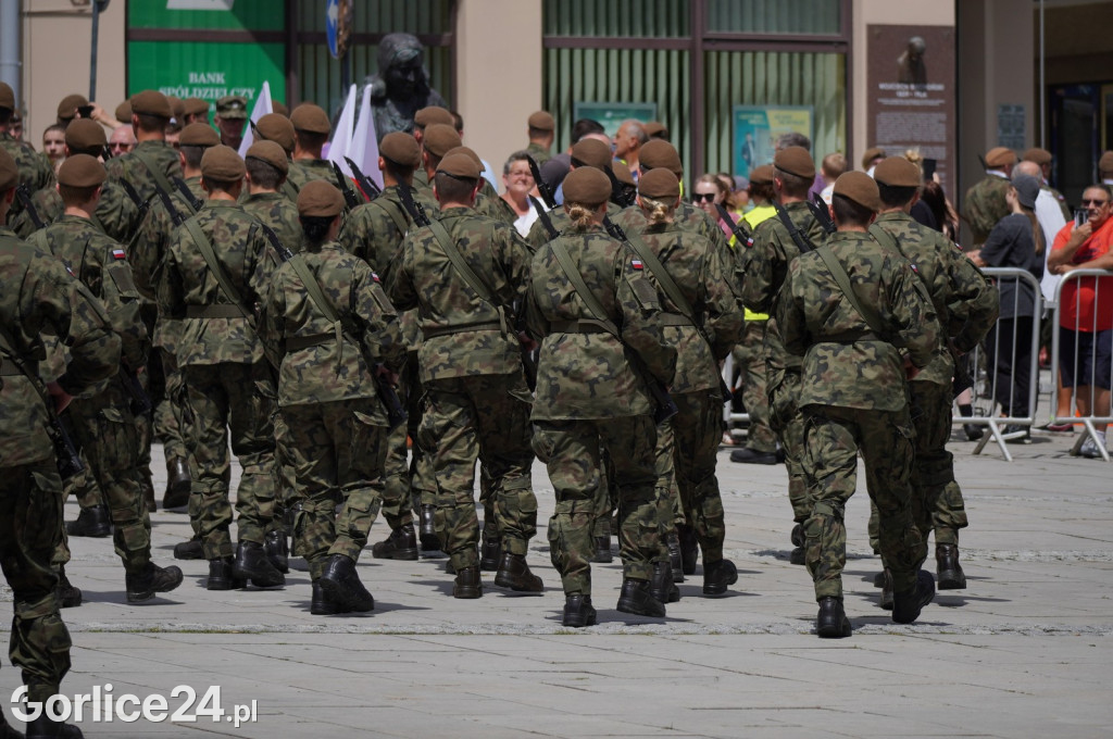 Przysięga Terytorialsów na gorlickim Rynku 06.07.