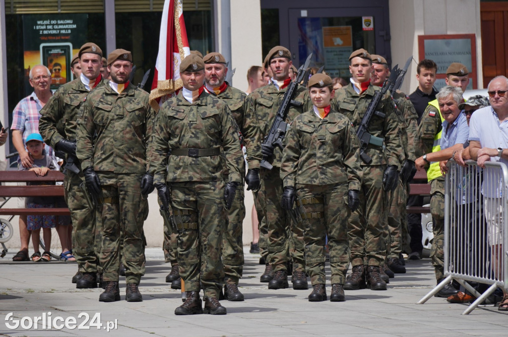Przysięga Terytorialsów na gorlickim Rynku 06.07.