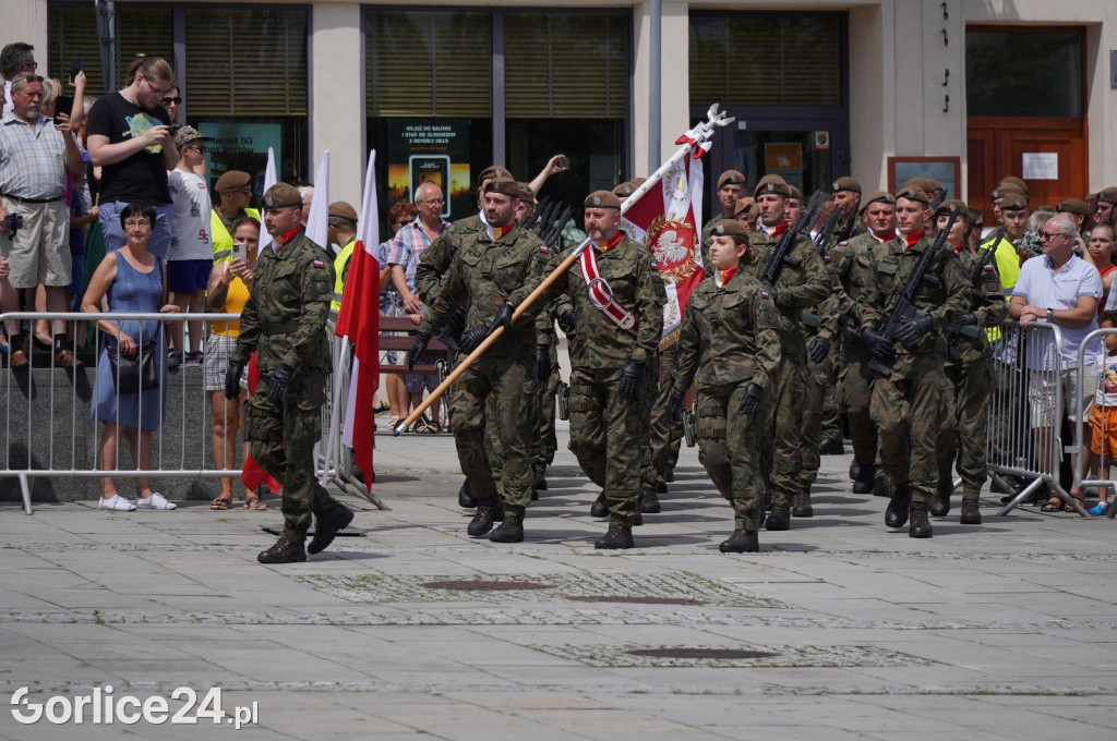 Przysięga Terytorialsów na gorlickim Rynku 06.07.