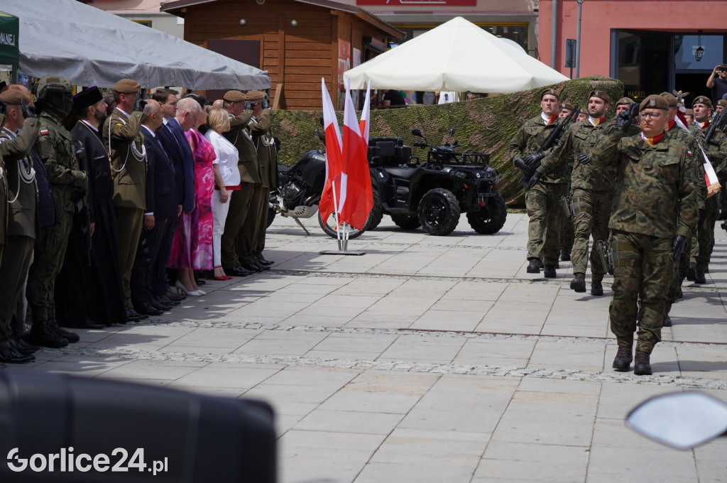 Przysięga Terytorialsów na gorlickim Rynku 06.07.