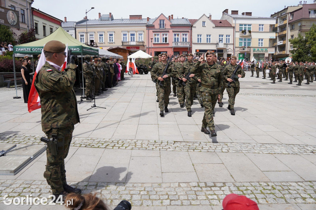 Przysięga Terytorialsów na gorlickim Rynku 06.07.