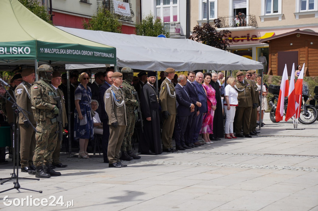Przysięga Terytorialsów na gorlickim Rynku 06.07.