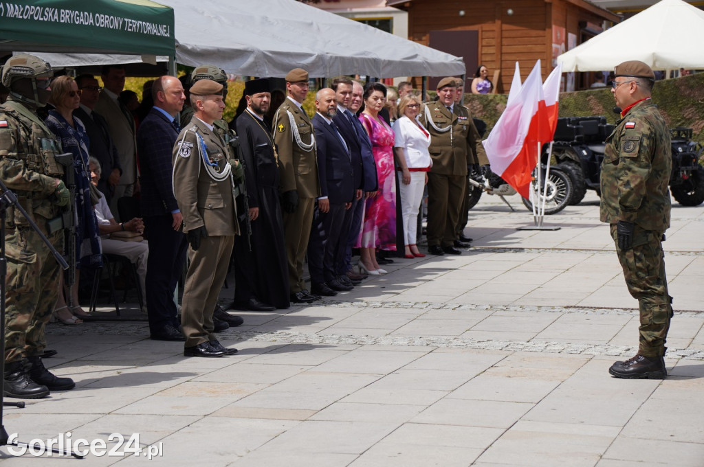 Przysięga Terytorialsów na gorlickim Rynku 06.07.