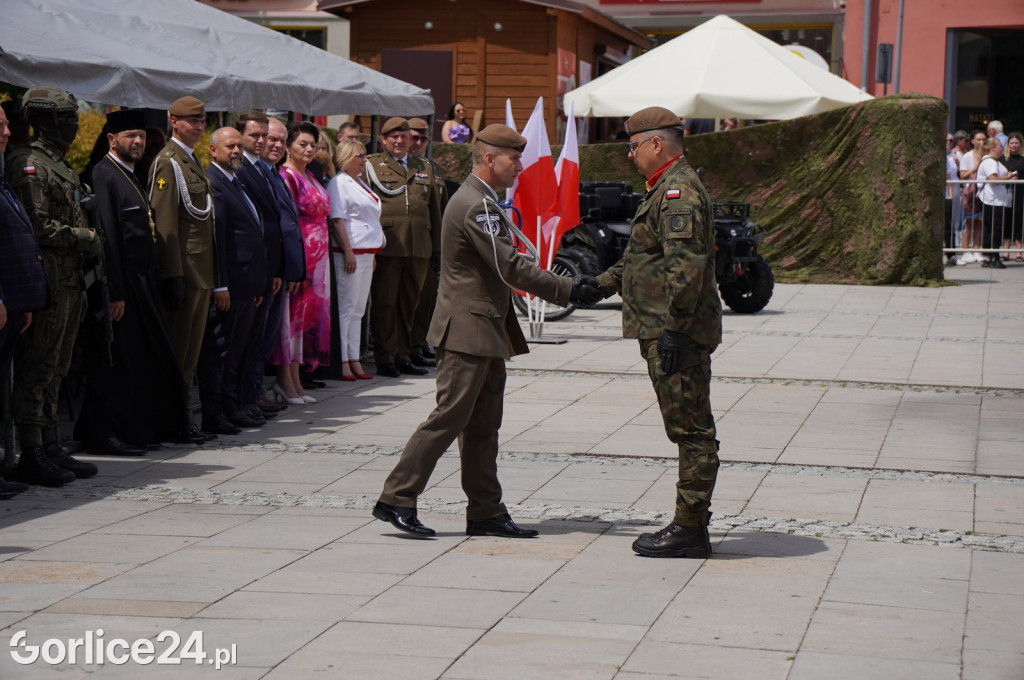 Przysięga Terytorialsów na gorlickim Rynku 06.07.