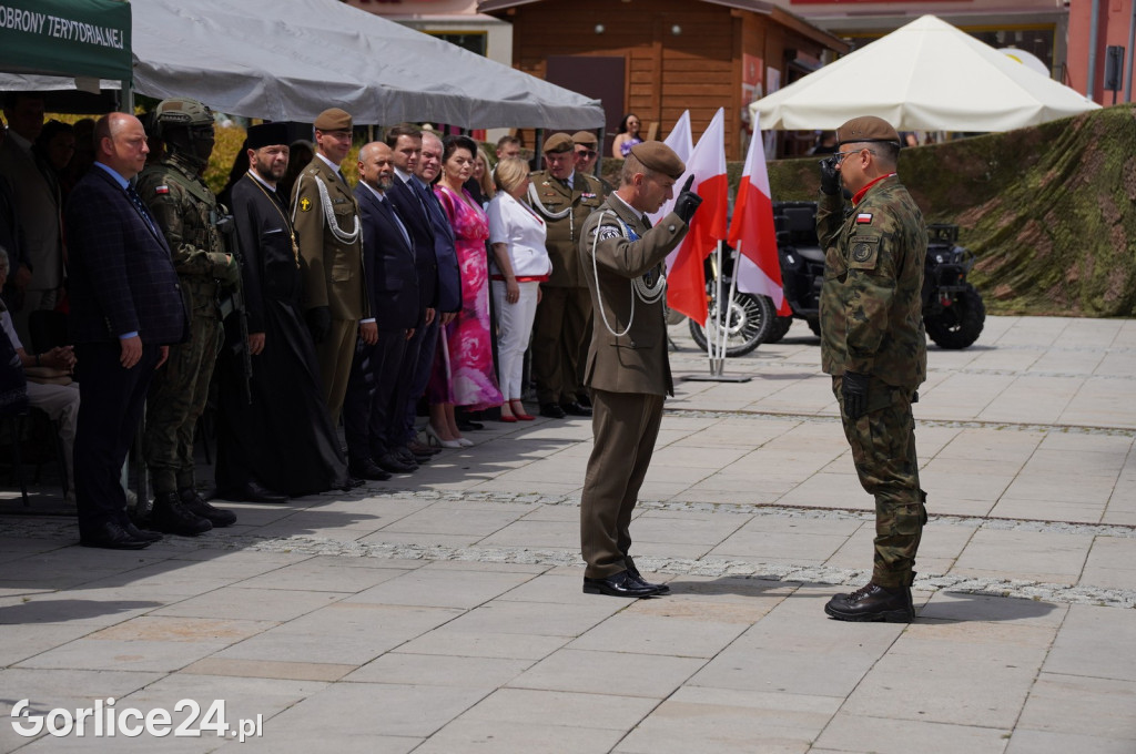 Przysięga Terytorialsów na gorlickim Rynku 06.07.