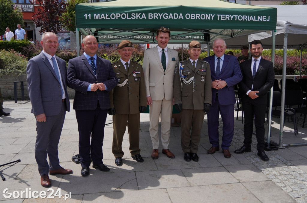 Przysięga Terytorialsów na gorlickim Rynku 06.07.