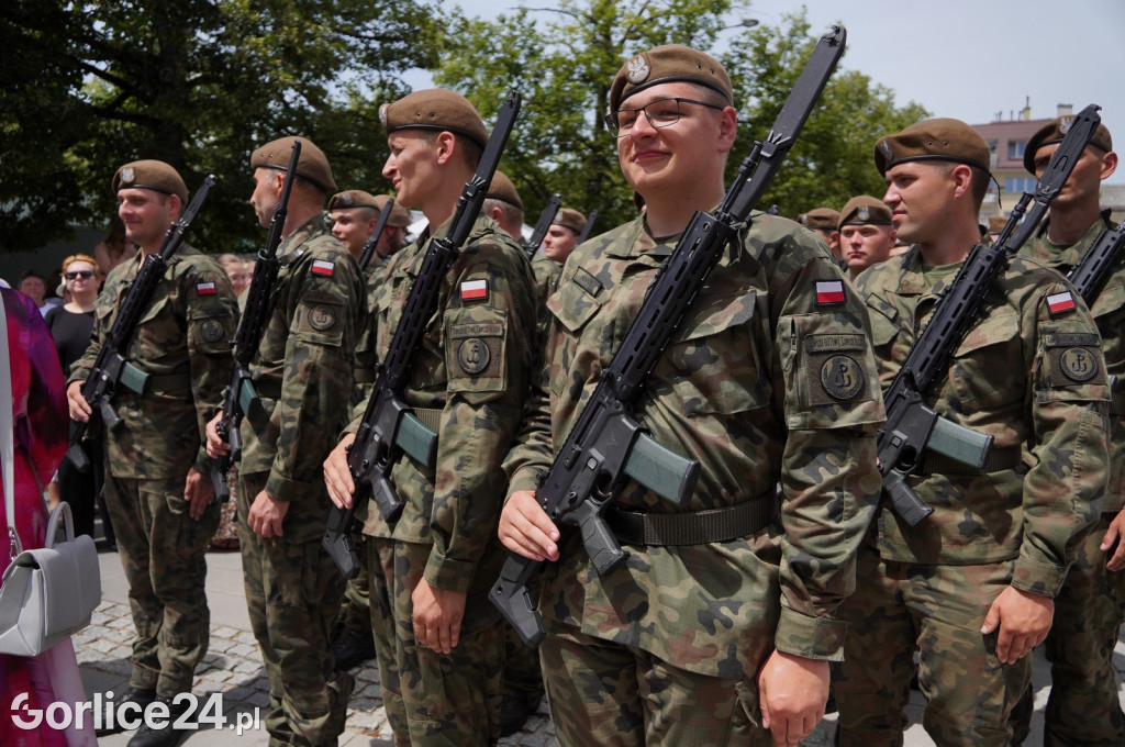 Przysięga Terytorialsów na gorlickim Rynku 06.07.