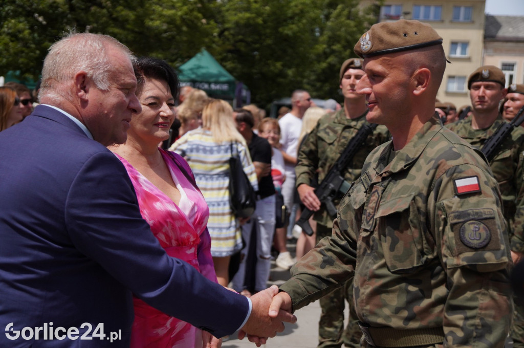 Przysięga Terytorialsów na gorlickim Rynku 06.07.