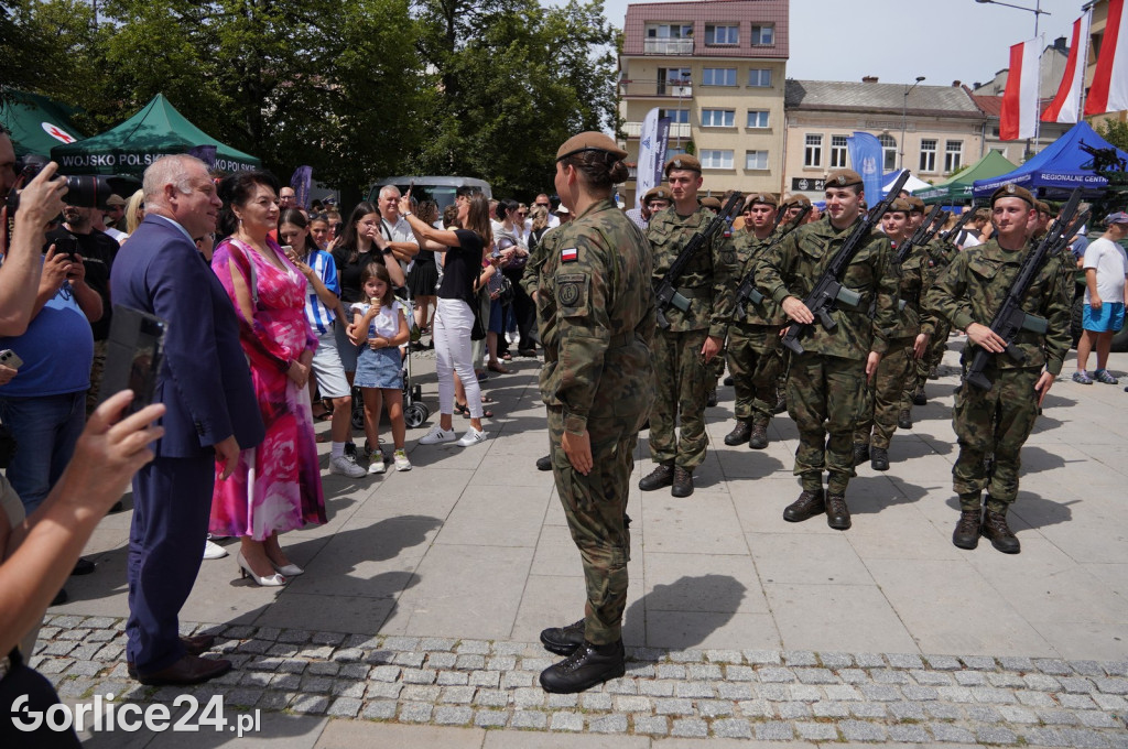 Przysięga Terytorialsów na gorlickim Rynku 06.07.