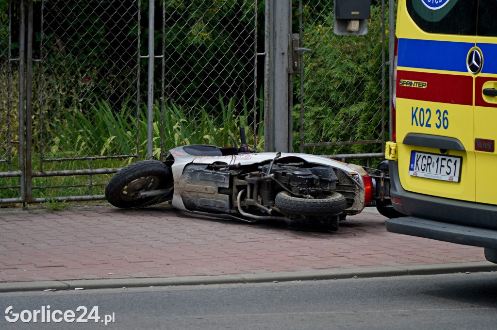 Kolizja na ul. Węgierskiej 12.07.
