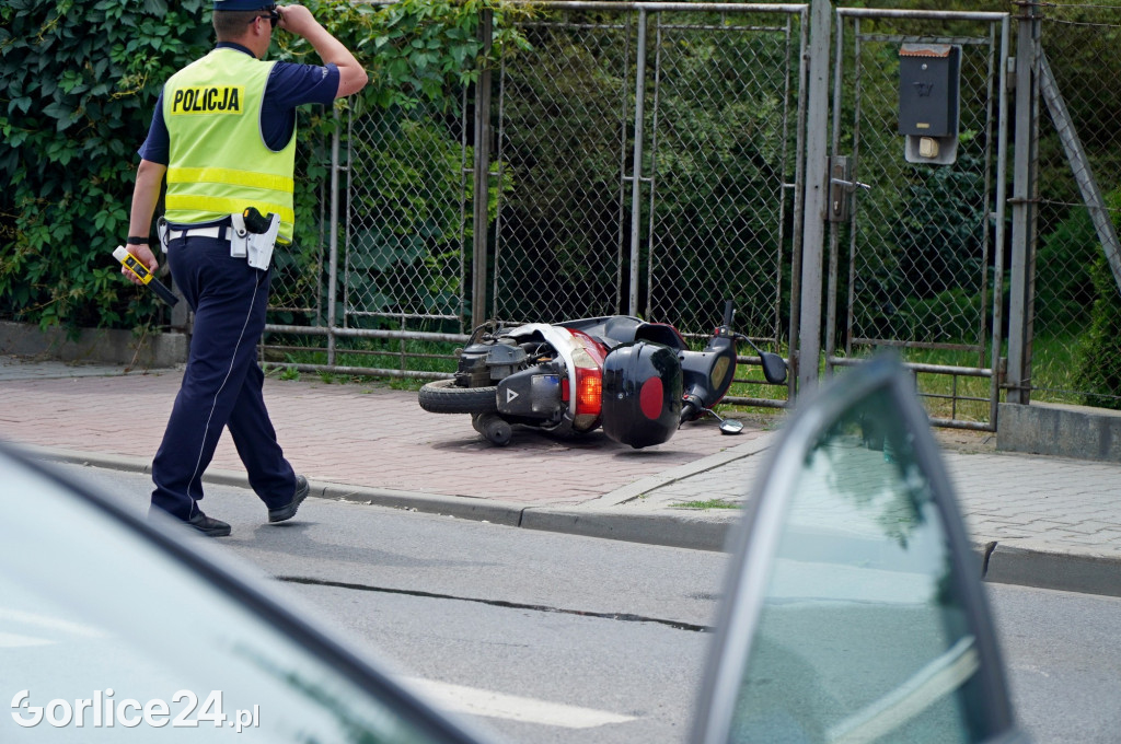 Kolizja na ul. Węgierskiej 12.07.