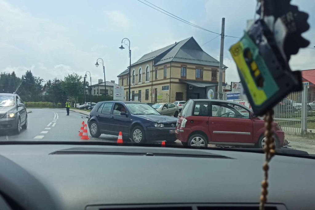 Kolizja w Ropie (17.07.)