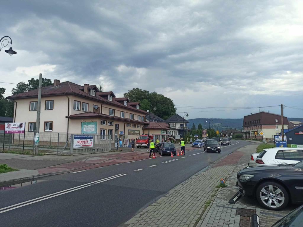 Kolizja w Ropie (17.07.)