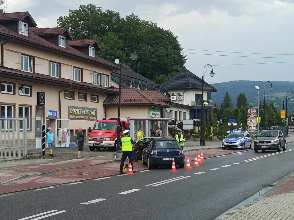 Kolizja w Ropie (17.07.)