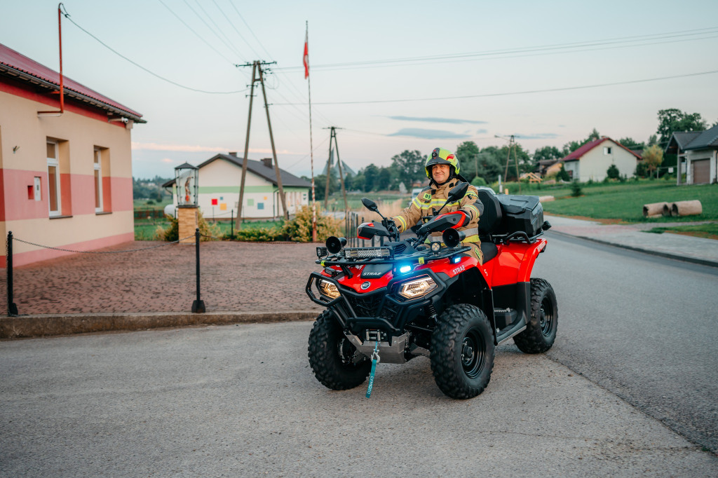 Nowy quad w OSP Moszczenica