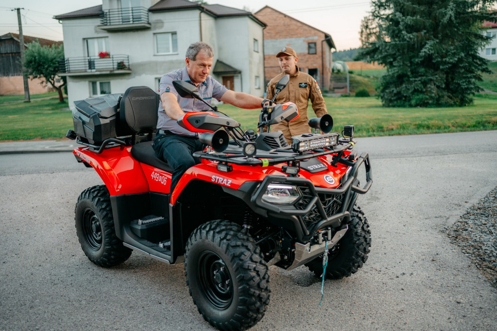 Nowy quad w OSP Moszczenica