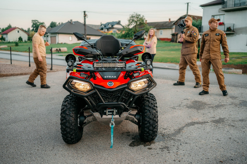 Nowy quad w OSP Moszczenica