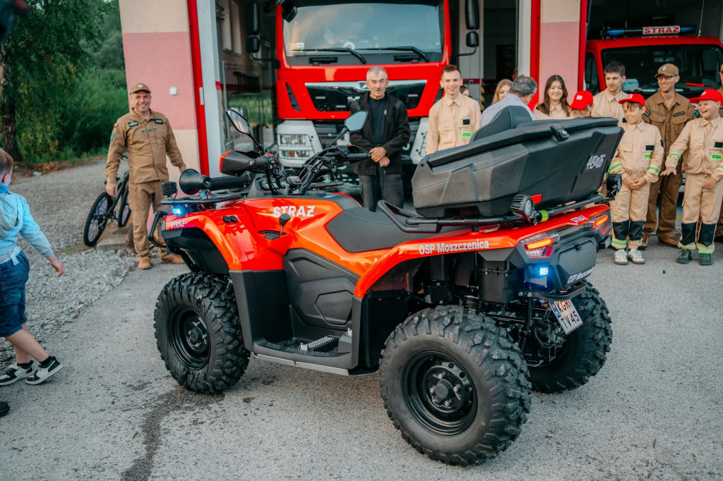 Nowy quad w OSP Moszczenica
