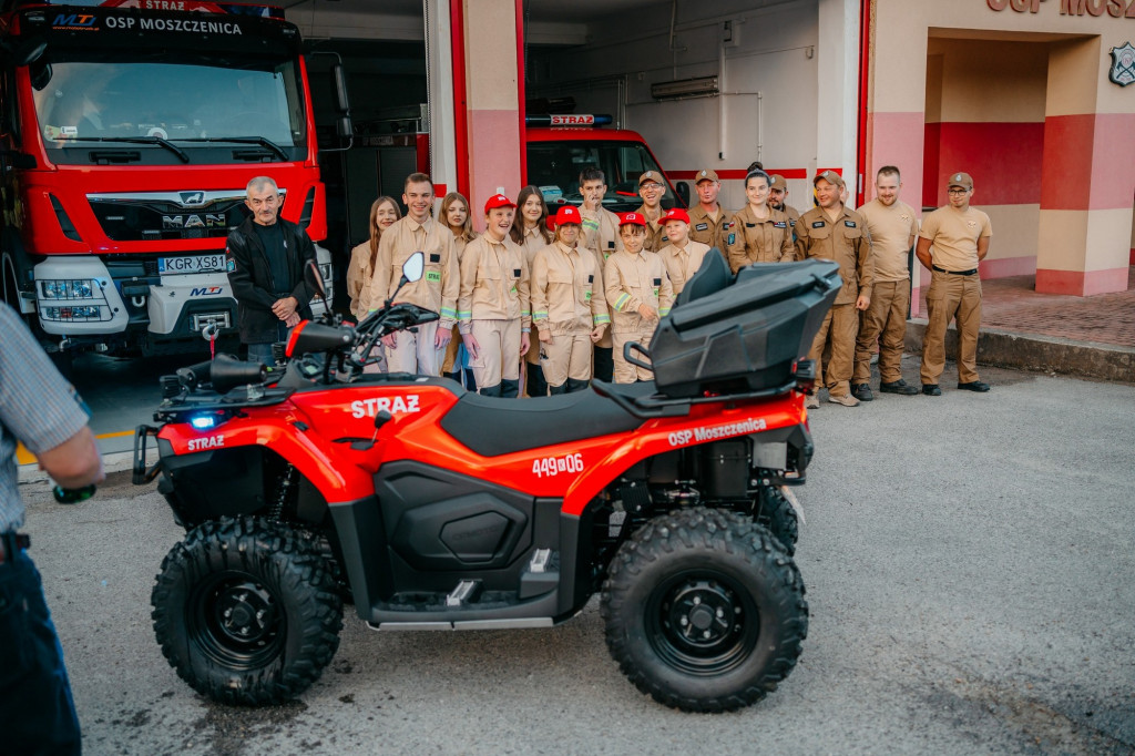 Nowy quad w OSP Moszczenica