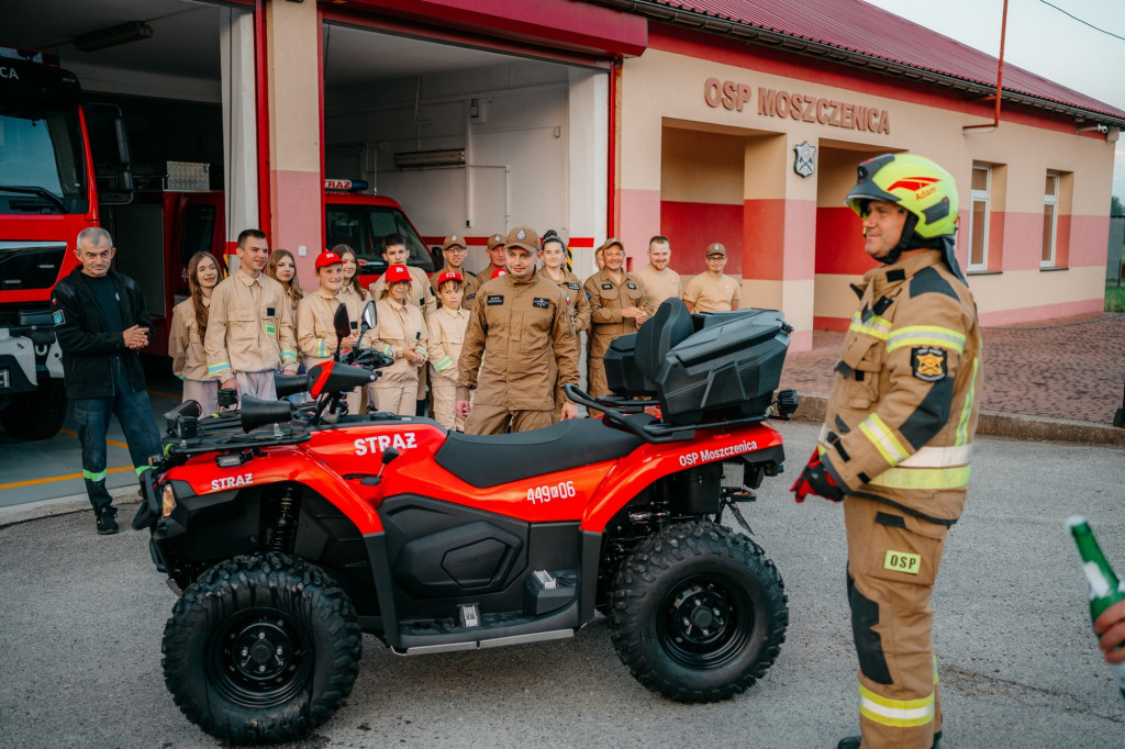 Nowy quad w OSP Moszczenica