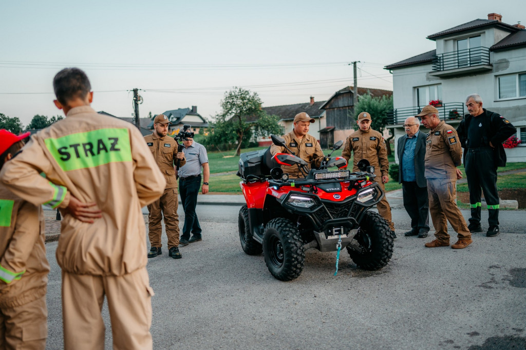 Nowy quad w OSP Moszczenica