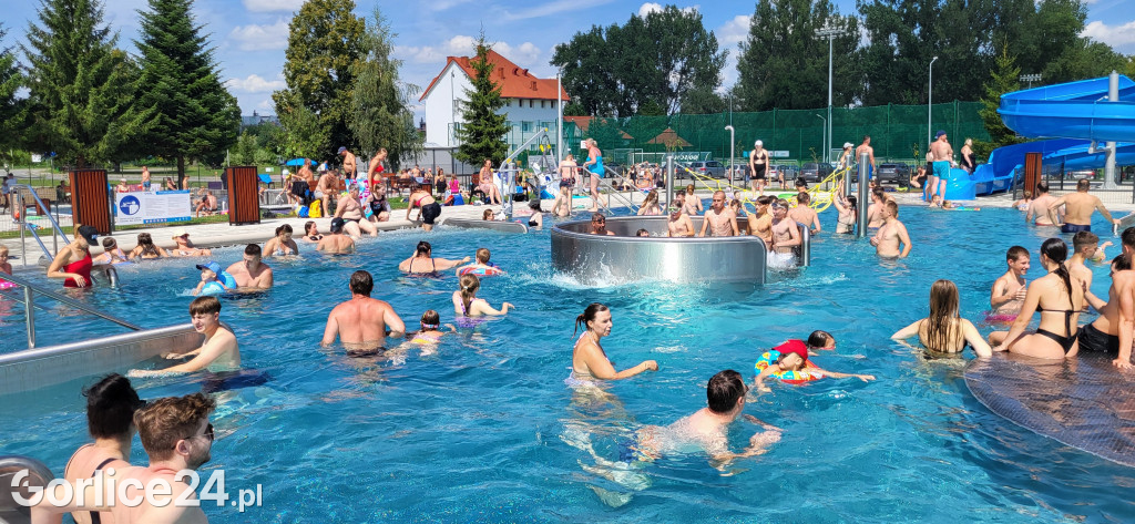 Wielkie otwarcie basenu odkrytego w Gorlicach 04.08.