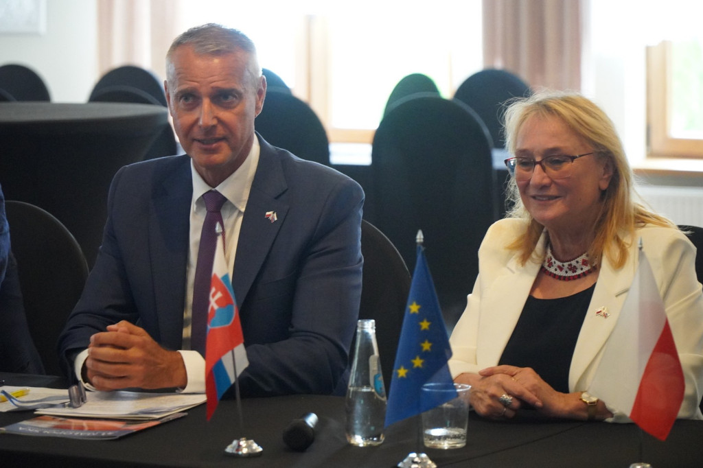 Delegacja ministerstw z Polski i Słowacji w Sekowej
