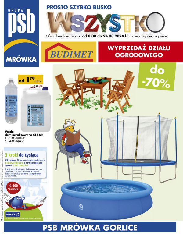 Gazetka PSB Mrówka Gorlice - sierpień 2024