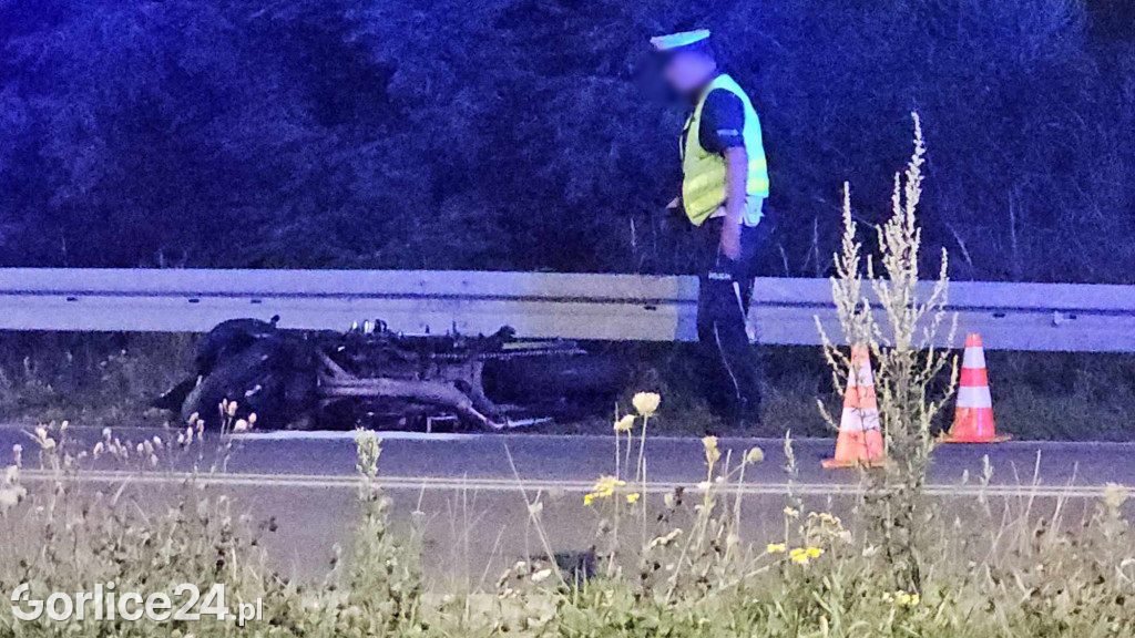Zderzenie motocyklisty z osobówką (08.08.)
