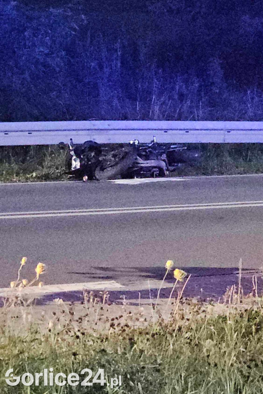 Zderzenie motocyklisty z osobówką (08.08.)
