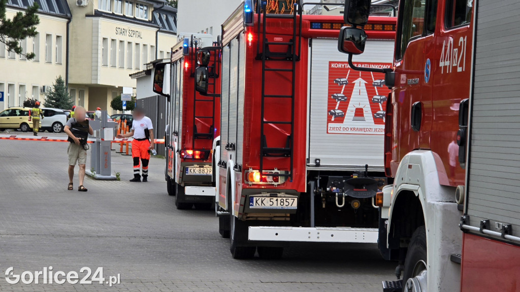 Alarm pożarowy w szpitalu (15.08.)