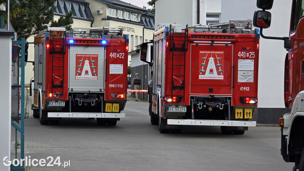Alarm pożarowy w szpitalu (15.08.)