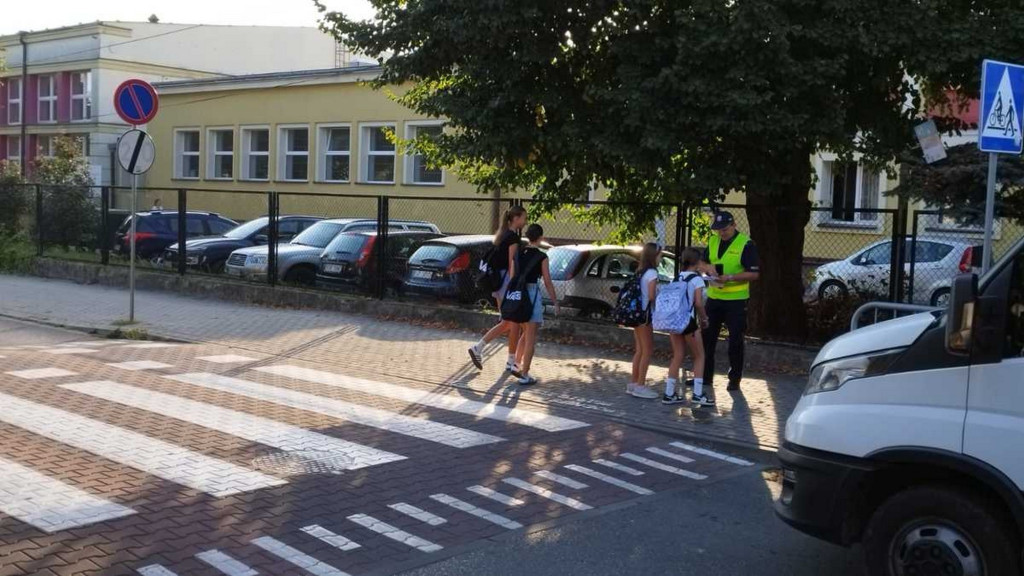 Bezpieczna droga do szkoły w powiecie gorlickim