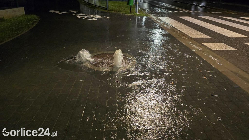 Skutki opadów deszczu w sobotni wieczór (14.09.)