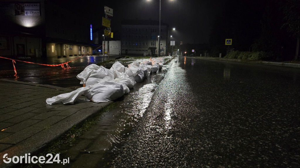 Skutki opadów deszczu w sobotni wieczór (14.09.)