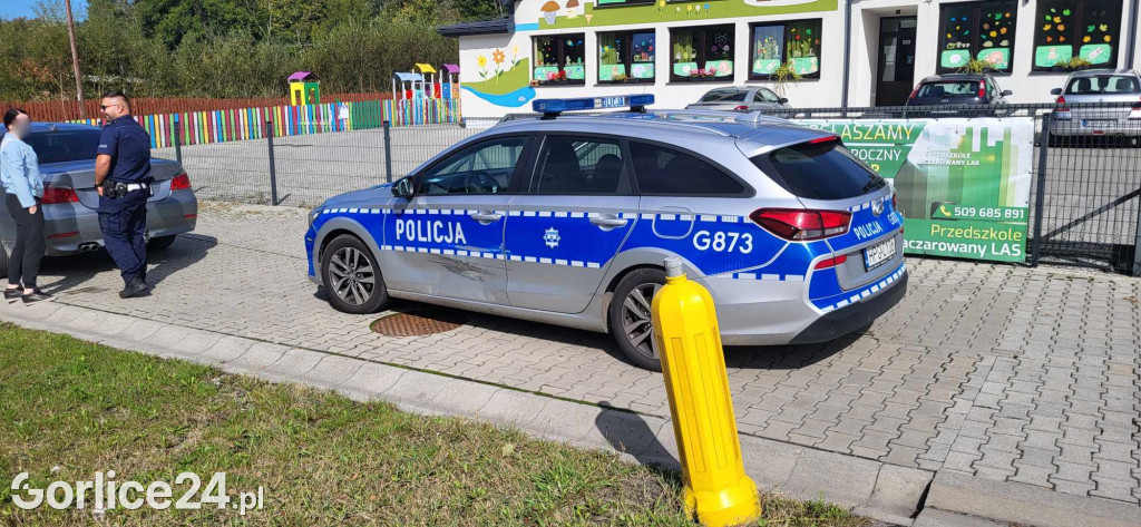 Kolizja osobówki z radiowozem (20.09.)