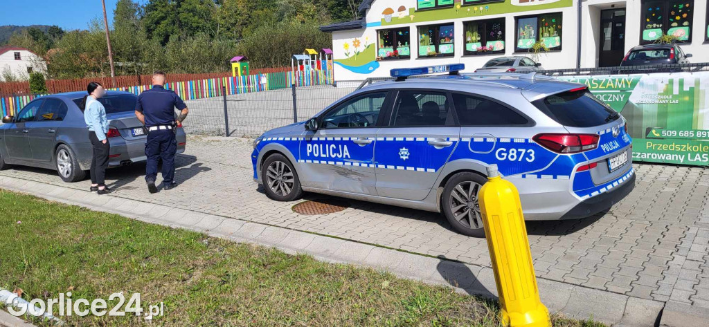 Kolizja osobówki z radiowozem (20.09.)