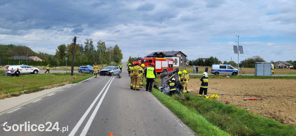 Wypadek w Dominikowicach (26.09)