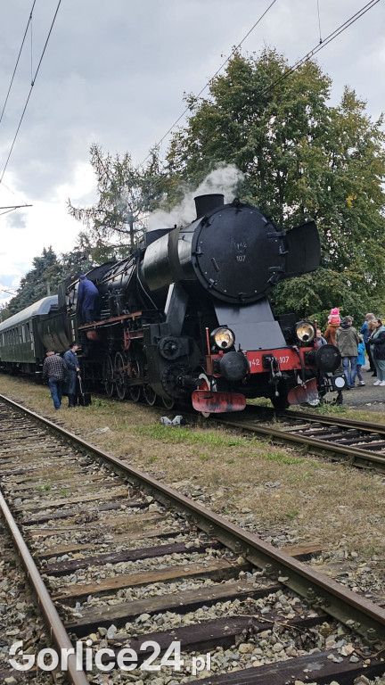 Pociąg retro w Gorlicach (29.09.)