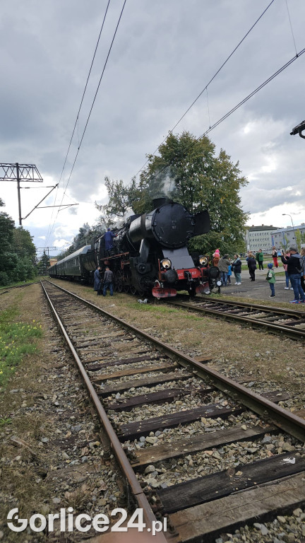 Pociąg retro w Gorlicach (29.09.)