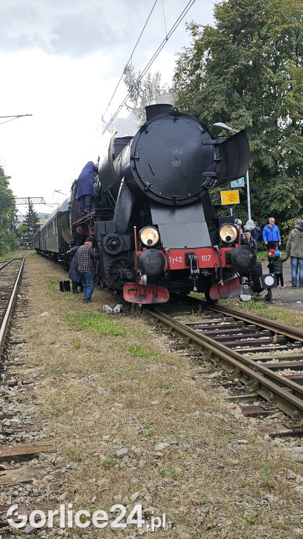 Pociąg retro w Gorlicach (29.09.)